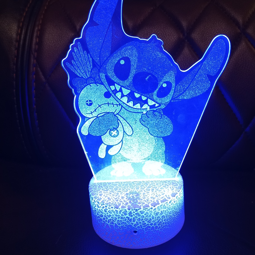 Stitch LED Night Light for Kids - Color Changing